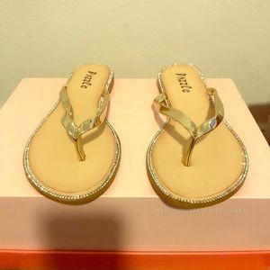 Gold sandals